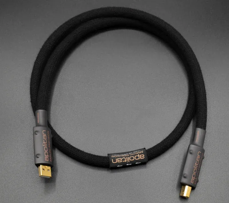 Gimpel USB cable complete with cotton sleeving